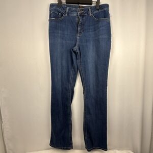 Lee Regular Fit Straight Leg Womens Blue Jeans Waist 32 Long